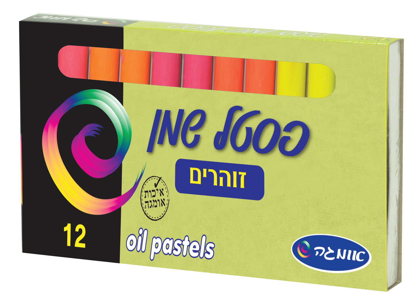 צבעי פנדה זוהר 12 גוונים אומגה
