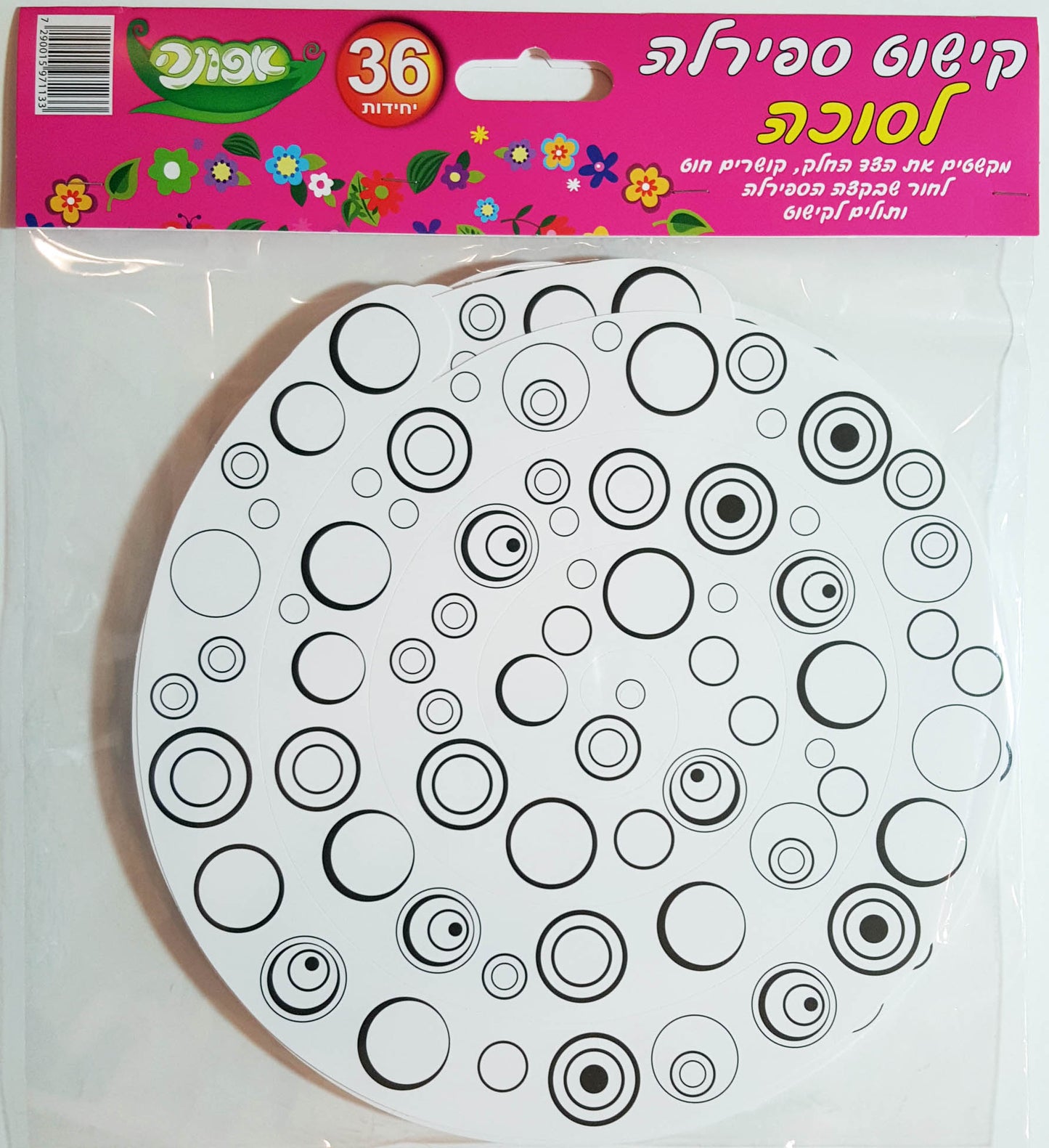 ערכת קישוט ויצירה ספירלה לסוכה