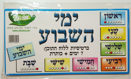 ערכת ימי השבוע