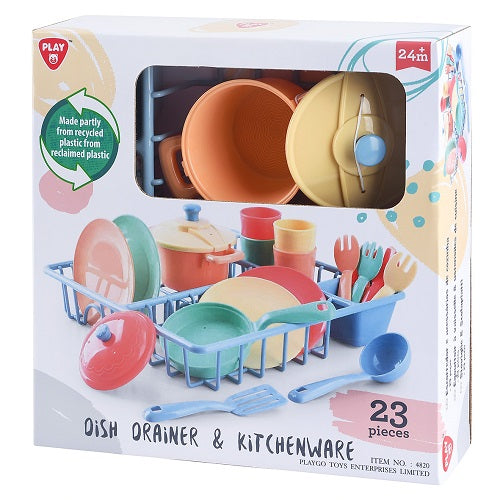 מגש לייבוש כלים וכלי מטבח 23 חלקים