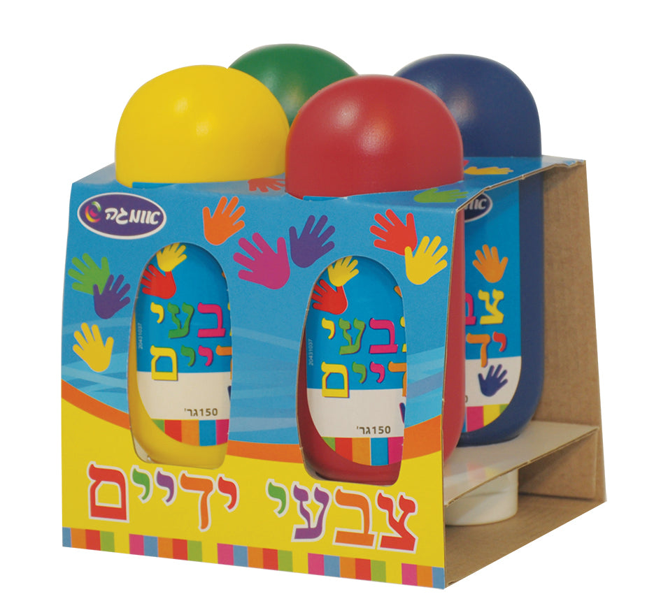 סט צבעי ידיים 150*4 גרם