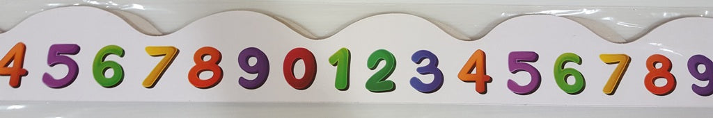 פס קישוט מספרים 18 יחידות