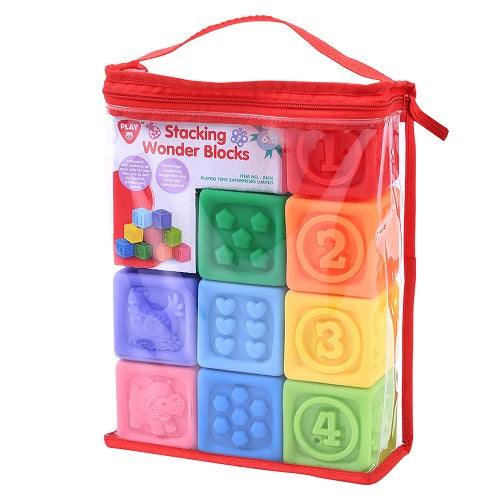 קוביות פעילות סיליקון 9 חלקים נערמים